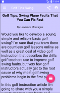 Golf Swing Tips screenshot 3
