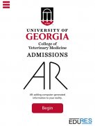 UGA Vet Med Admissions AR screenshot 1