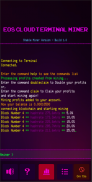 EOS TERMINAL CLOUD MINER screenshot 2