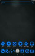 Blue and Black Icon Pack screenshot 7