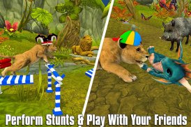 The Lion Simulator: Animal Family Game screenshot 4