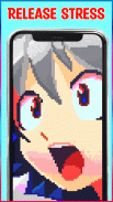 Anime Manga Pixel Art Coloring screenshot 0