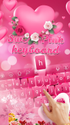 Sweet Pink Keyboard Theme screenshot 3