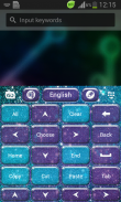 Keyboard Warna Glitter Tema screenshot 7