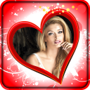 Сердца селфи Photo Frames Icon