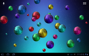 Space Bubbles Live Wallpaper screenshot 0