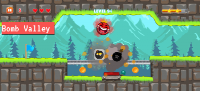 Red Bounce 4: Roll Roller Ball screenshot 4