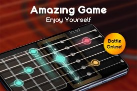 Simulador de guitarra con ritmo libre y juegos screenshot 1