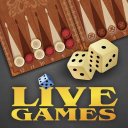 Backgammon LiveGames - live free online game Icon