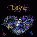 Multicolor Heart Live Wallpaper Icon