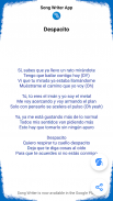 Spanish Song Writer - Rhymes Finder screenshot 2