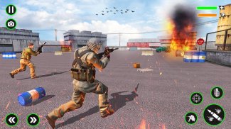 Gun Shooting Strike: Commando Game screenshot 1