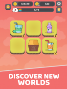 Merge Kawaii Food - Evolution & Clicker Game screenshot 3