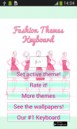 Fashion Themes Keyboard screenshot 1