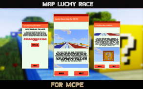 Lucky Race  - Map for MCPE screenshot 1