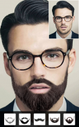 Beard Man - Aplicativo de penteados,barba e cabelo screenshot 12