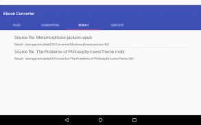 Ebook Conversor (EPUB, MOBI, FB2, PDF, DOC, ...) screenshot 10