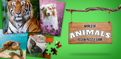 Animal puzzle games offline