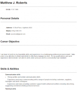 Resume Format screenshot 2