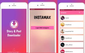 INSTAMAX - Story & Post Downloader For Instagram screenshot 2