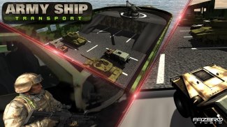 Army Transport Tank Ship Games screenshot 0