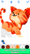 Cats Pixel Art Coloring Book screenshot 0