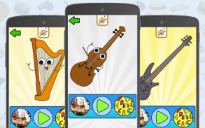 Jogos de música para bebés e crianças : descubra os instrumentos musicais e  seus sons !::Appstore for Android