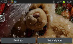 Teddy Bear Live Wallpaper screenshot 0