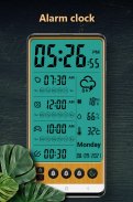 ساعت زنگدار & پیش بینی آب و هوا screenshot 6