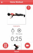 Home workout: Get fit screenshot 2