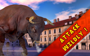 Angry Bull Attack: Bull fight Shooting screenshot 0