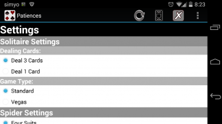Patiences: 4 casual card games screenshot 6