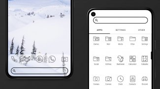 Arcticons Black - Icon Pack screenshot 1