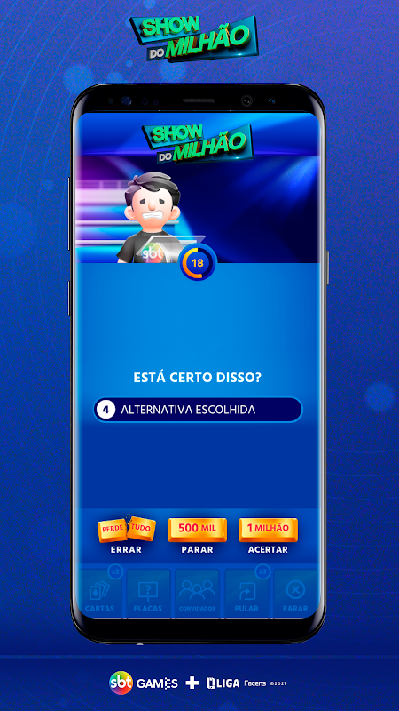 SBT relança 'Show do Milhão' como aplicativo no celular com