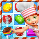 Cookie Star: เค้กน้ำตาล - เกมฟรี Icon