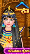 Ägypten Puppe - Mode Salon verkleiden und Makeover screenshot 10