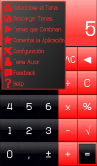 THEME FOR SCALC GLOSSY RED screenshot 3