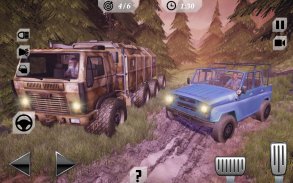 Offroad Trucker Muddy Car Drive: Hill Adventure screenshot 2