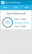 Inteligente Ram Booster screenshot 3