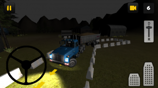 Sand Transport Truck 3D: Night screenshot 0