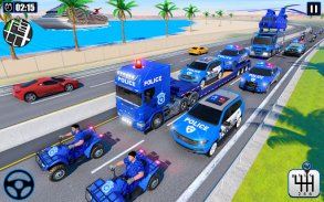Police Cargo Transporter Truck screenshot 2