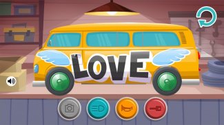 Car Maker for Kids: designing truck, bus, vehicles screenshot 1