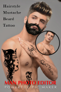 Man Tattoo & Hairstyle Editor screenshot 4