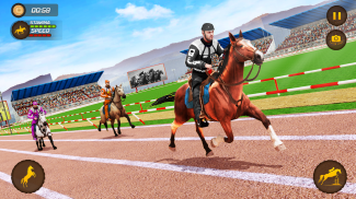 घोड़ा दौड़ खेल 2020 डर्बी सवारी दौड़ 3 डी screenshot 2