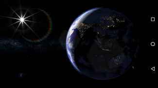 Earth Planet 3D Live Wallpaper screenshot 0