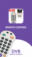 Remote Control For Dvb TV screenshot 1