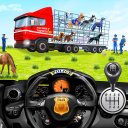 City Dog Transport Truck games Icon