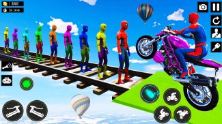 Superhero Bike Stunts 3D Race screenshot 6