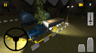 Sand Transport Truck 3D: Night screenshot 1