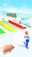 Snow Race: Snow Ball.IO screenshot 1